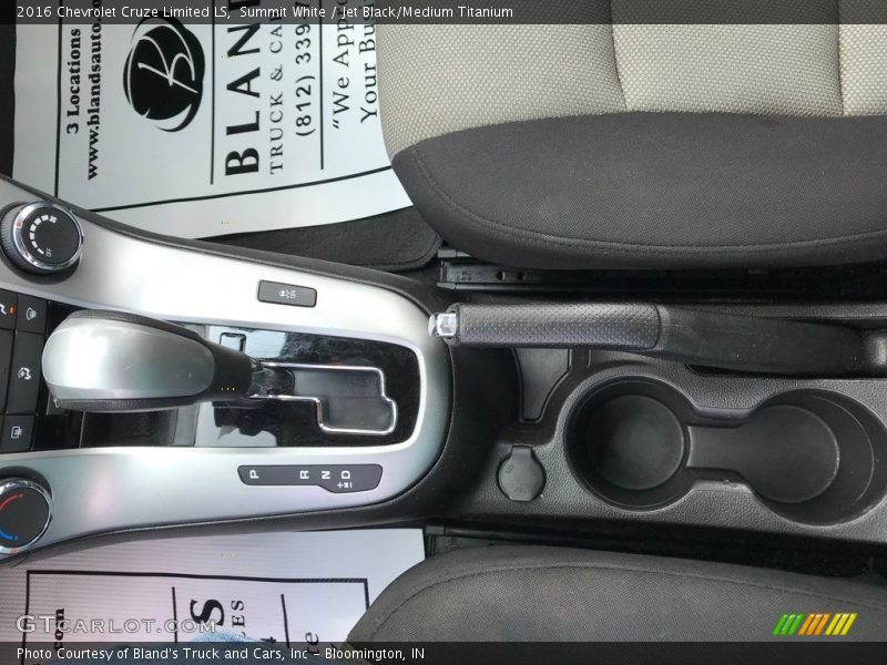 Summit White / Jet Black/Medium Titanium 2016 Chevrolet Cruze Limited LS