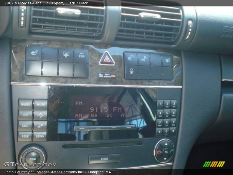 Black / Black 2007 Mercedes-Benz C 230 Sport
