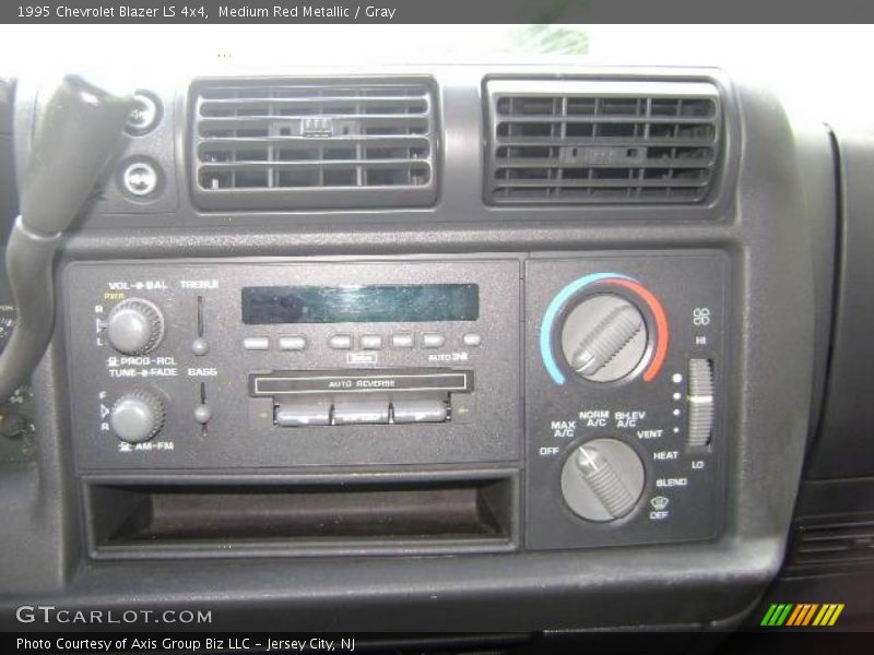 Medium Red Metallic / Gray 1995 Chevrolet Blazer LS 4x4