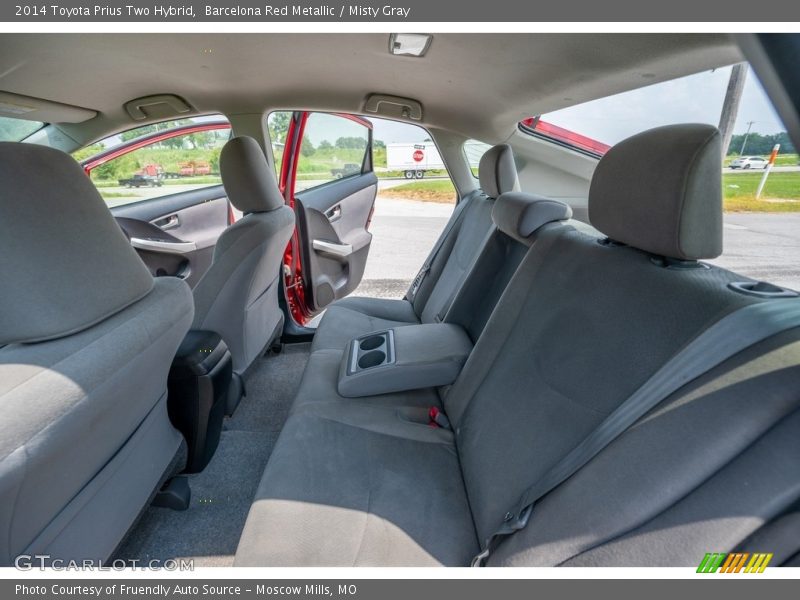 Barcelona Red Metallic / Misty Gray 2014 Toyota Prius Two Hybrid