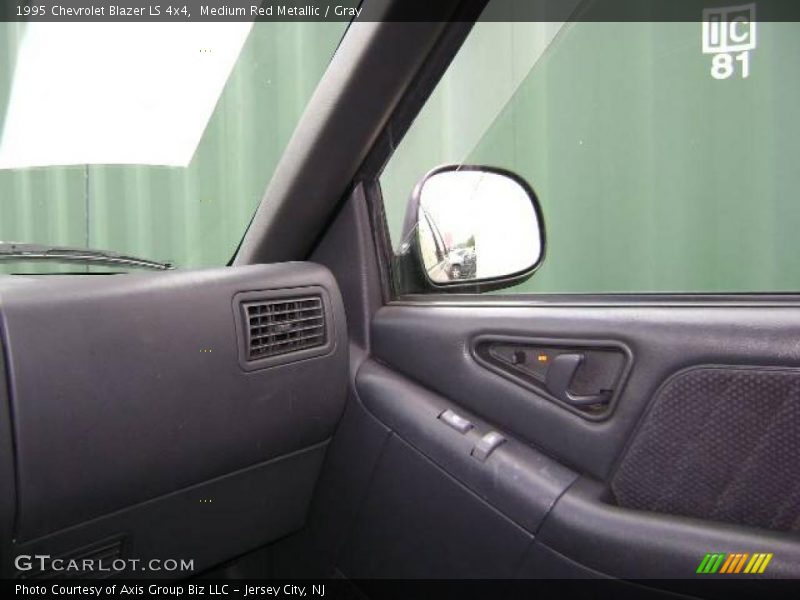 Medium Red Metallic / Gray 1995 Chevrolet Blazer LS 4x4