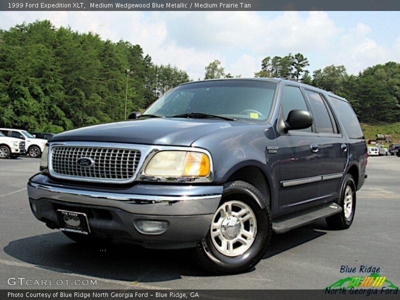 Medium Wedgewood Blue Metallic / Medium Prairie Tan 1999 Ford Expedition XLT