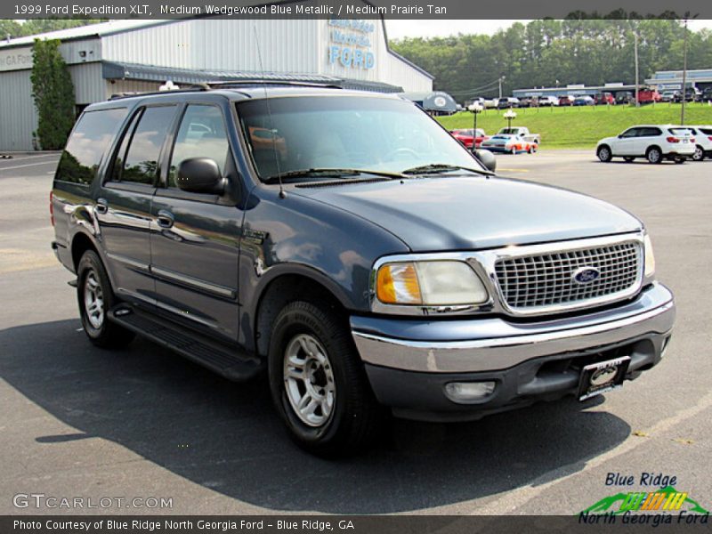 Medium Wedgewood Blue Metallic / Medium Prairie Tan 1999 Ford Expedition XLT