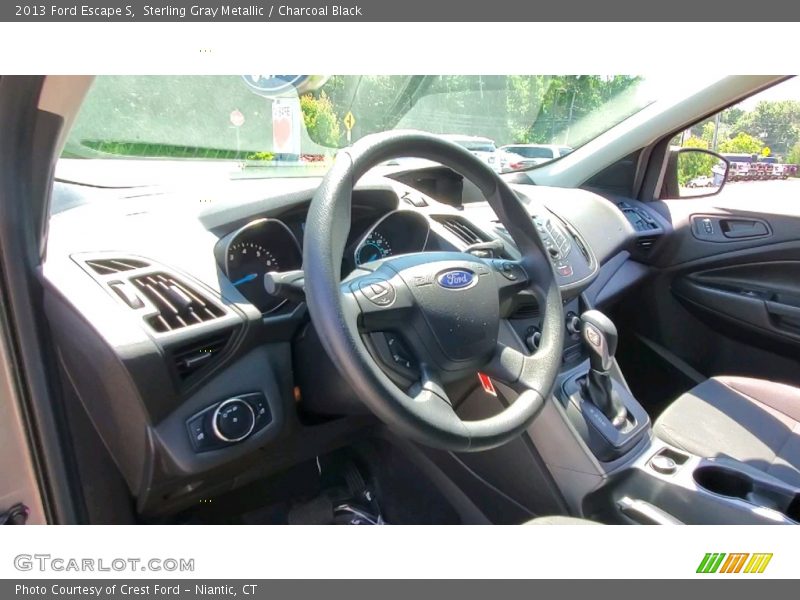 Sterling Gray Metallic / Charcoal Black 2013 Ford Escape S