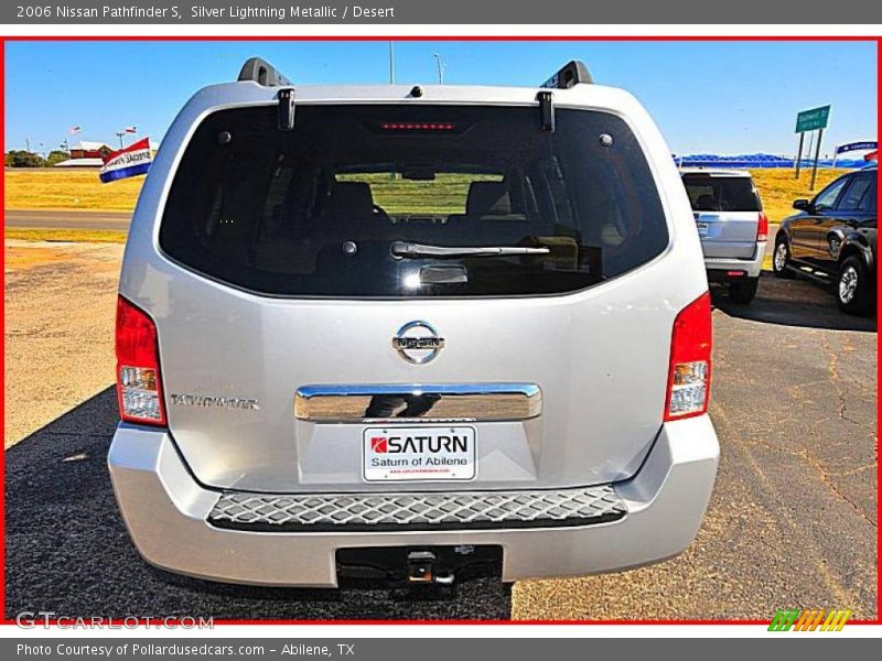 Silver Lightning Metallic / Desert 2006 Nissan Pathfinder S