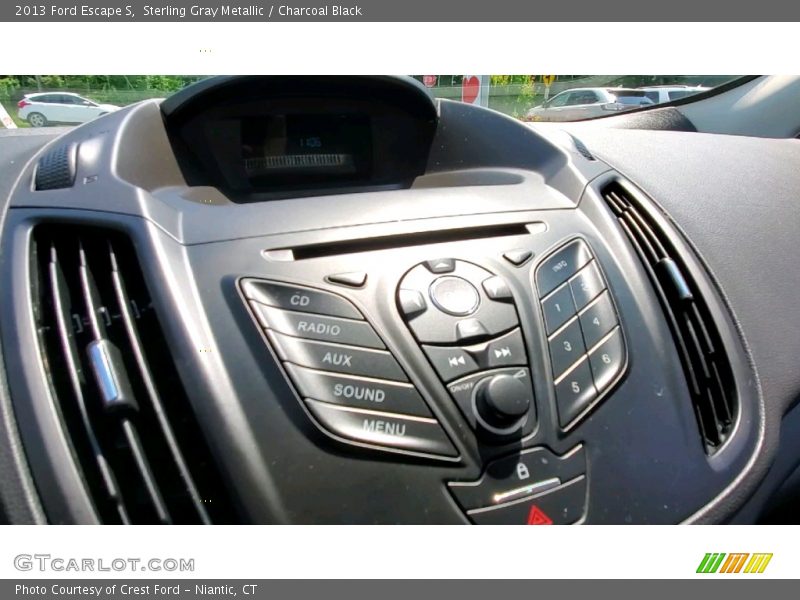 Sterling Gray Metallic / Charcoal Black 2013 Ford Escape S