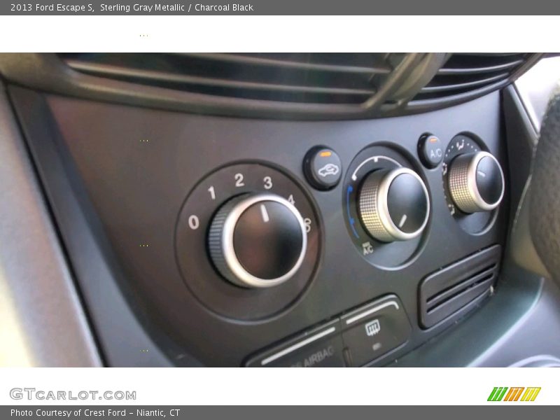 Sterling Gray Metallic / Charcoal Black 2013 Ford Escape S