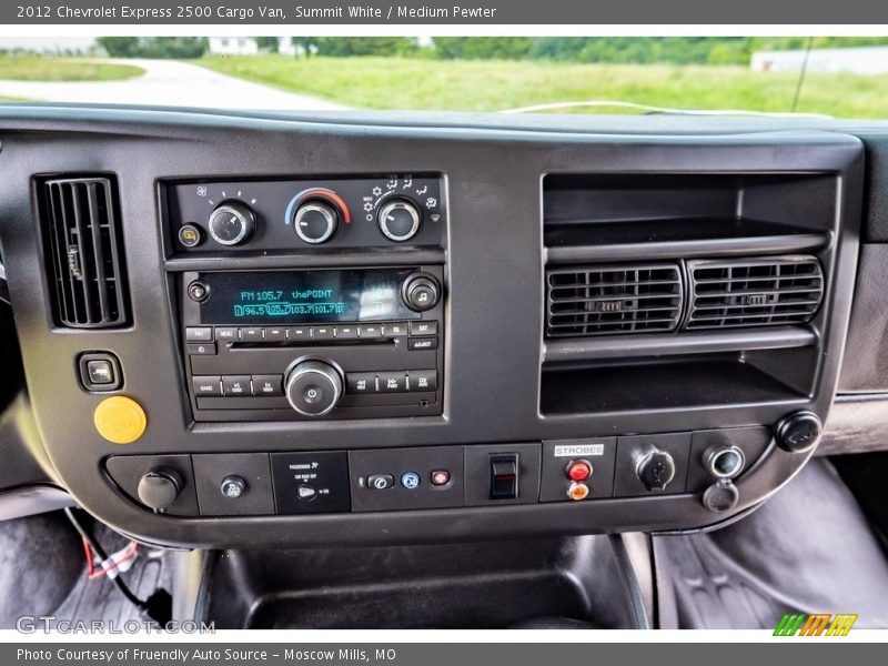 Controls of 2012 Express 2500 Cargo Van