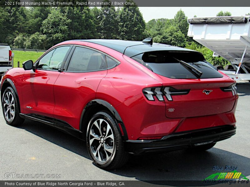 Rapid Red Metallic / Black Onyx 2021 Ford Mustang Mach-E Premium
