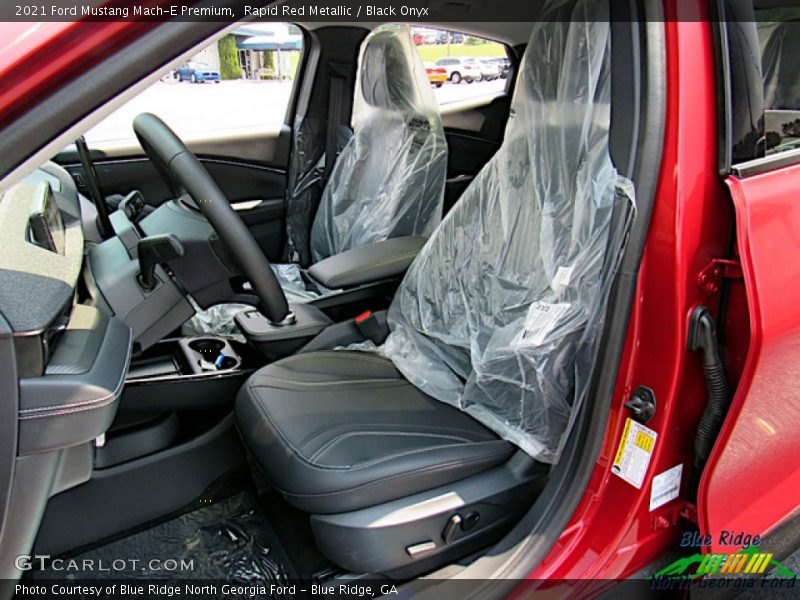 Rapid Red Metallic / Black Onyx 2021 Ford Mustang Mach-E Premium