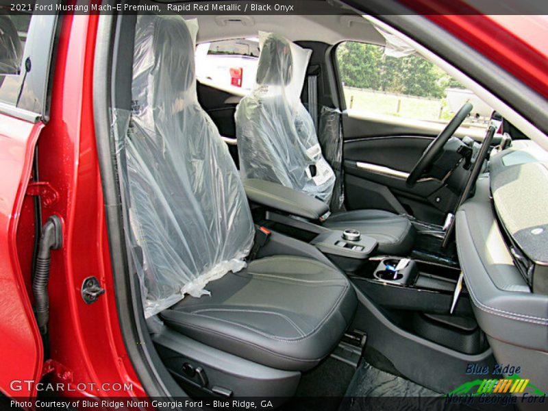 Rapid Red Metallic / Black Onyx 2021 Ford Mustang Mach-E Premium