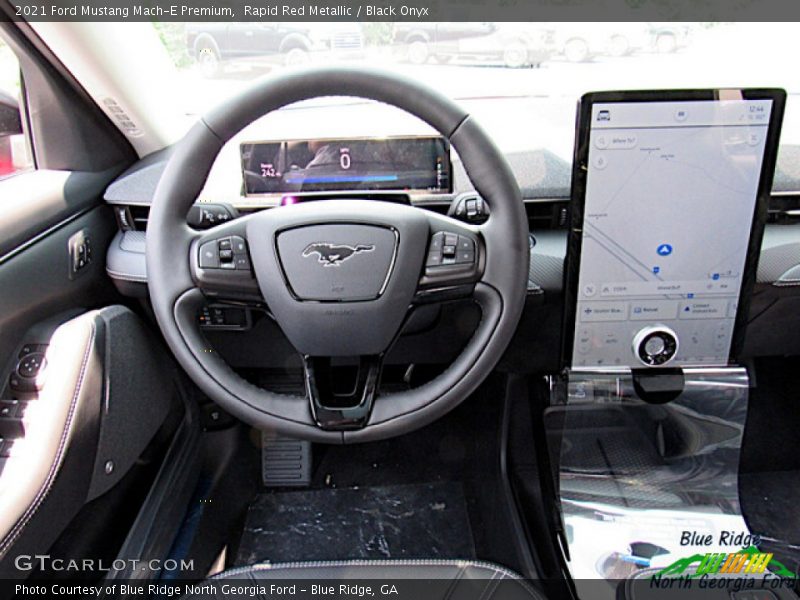 Rapid Red Metallic / Black Onyx 2021 Ford Mustang Mach-E Premium