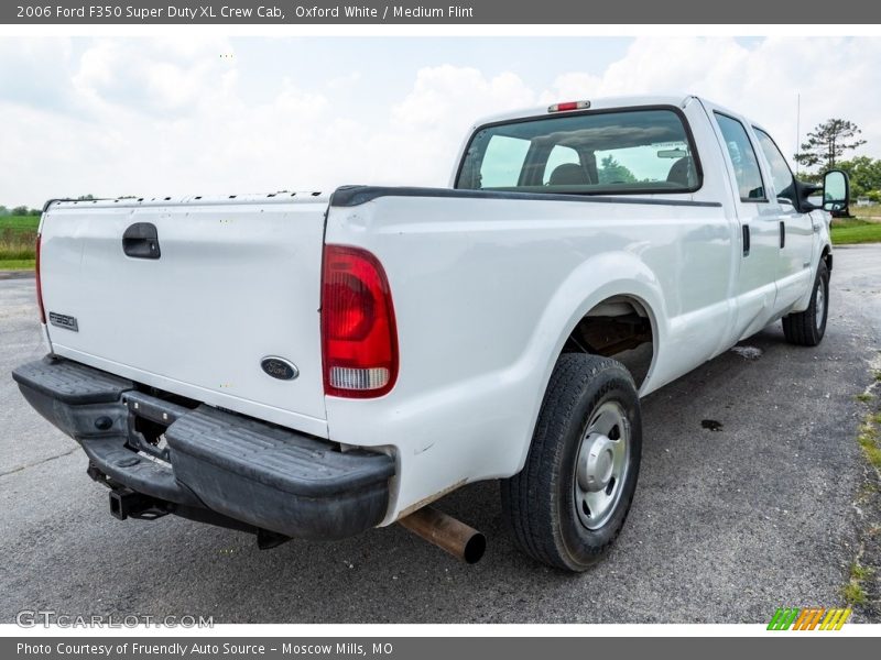 Oxford White / Medium Flint 2006 Ford F350 Super Duty XL Crew Cab