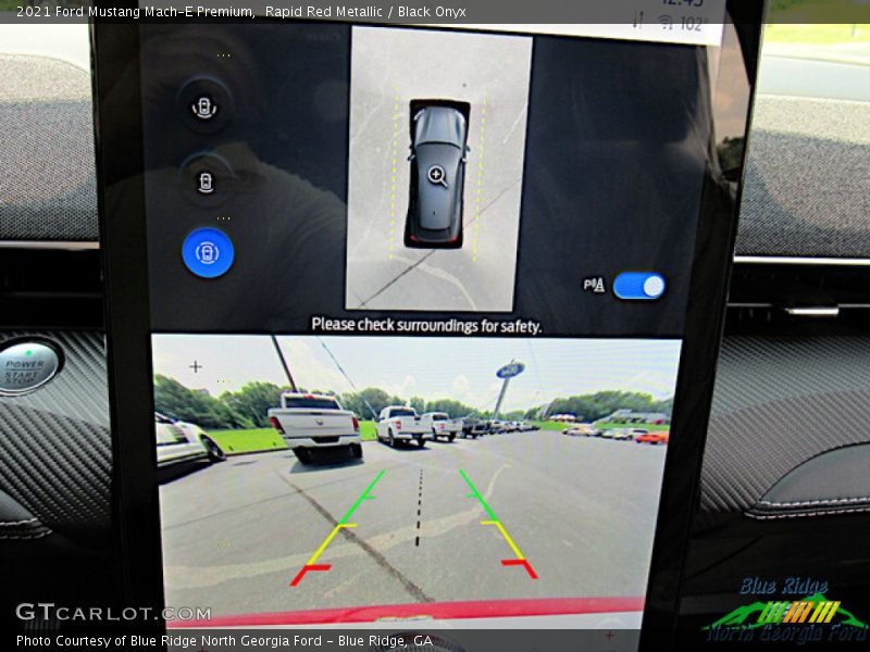 Rapid Red Metallic / Black Onyx 2021 Ford Mustang Mach-E Premium