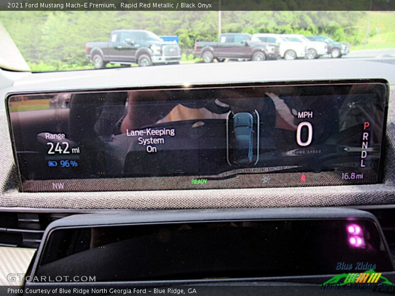 Rapid Red Metallic / Black Onyx 2021 Ford Mustang Mach-E Premium