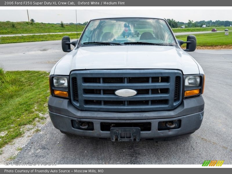 Oxford White / Medium Flint 2006 Ford F350 Super Duty XL Crew Cab