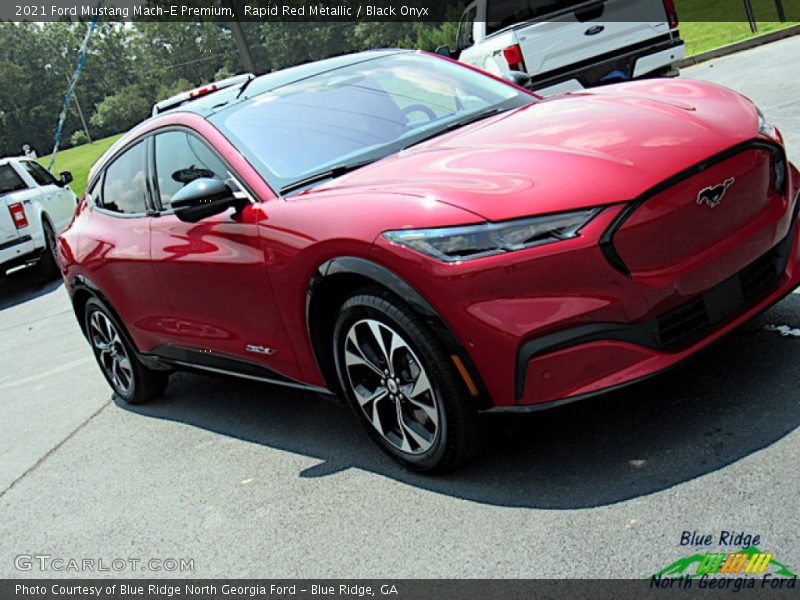 Rapid Red Metallic / Black Onyx 2021 Ford Mustang Mach-E Premium