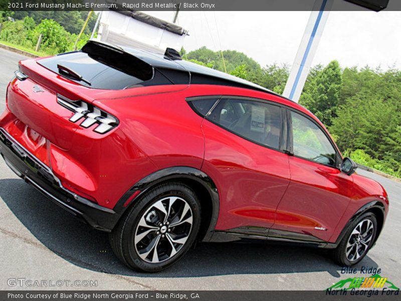 Rapid Red Metallic / Black Onyx 2021 Ford Mustang Mach-E Premium