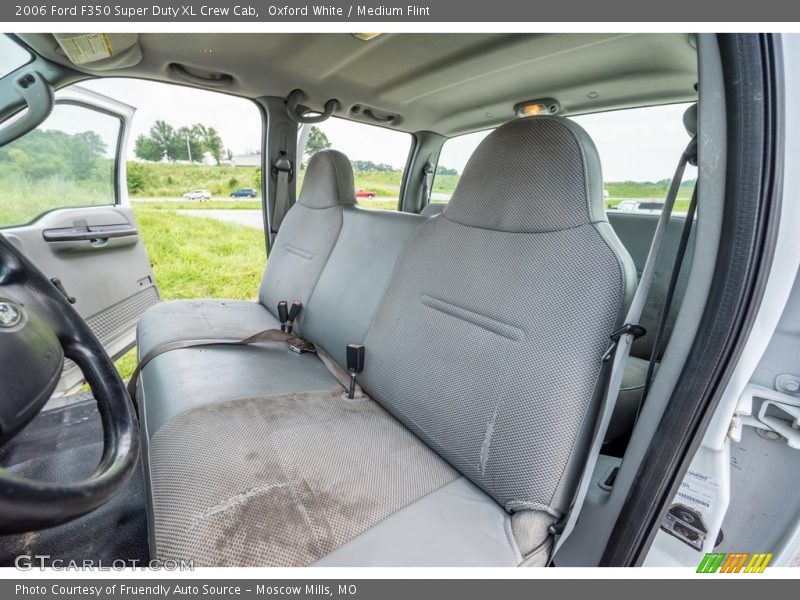 Oxford White / Medium Flint 2006 Ford F350 Super Duty XL Crew Cab