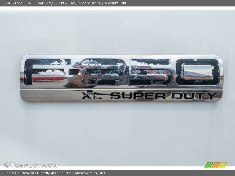 Oxford White / Medium Flint 2006 Ford F350 Super Duty XL Crew Cab