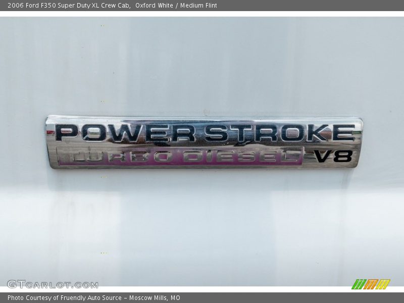 Oxford White / Medium Flint 2006 Ford F350 Super Duty XL Crew Cab