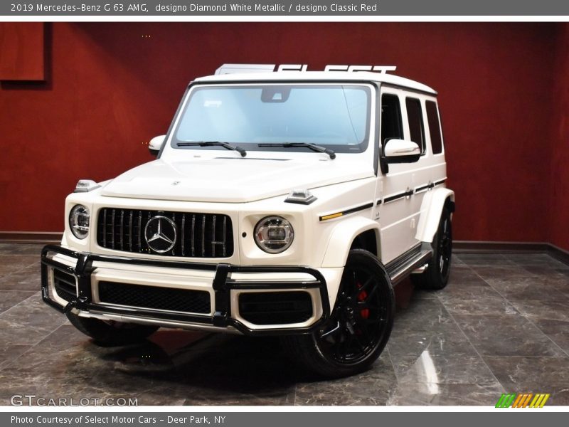 designo Diamond White Metallic / designo Classic Red 2019 Mercedes-Benz G 63 AMG
