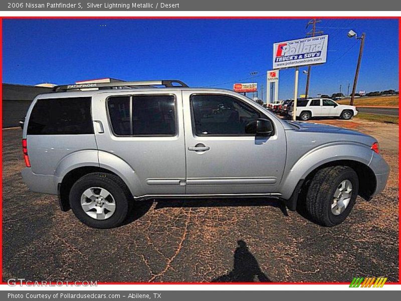 Silver Lightning Metallic / Desert 2006 Nissan Pathfinder S