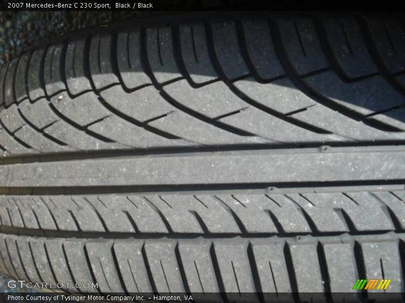 Black / Black 2007 Mercedes-Benz C 230 Sport