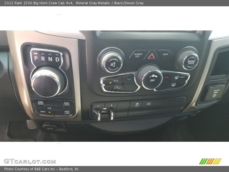Mineral Gray Metallic / Black/Diesel Gray 2013 Ram 1500 Big Horn Crew Cab 4x4