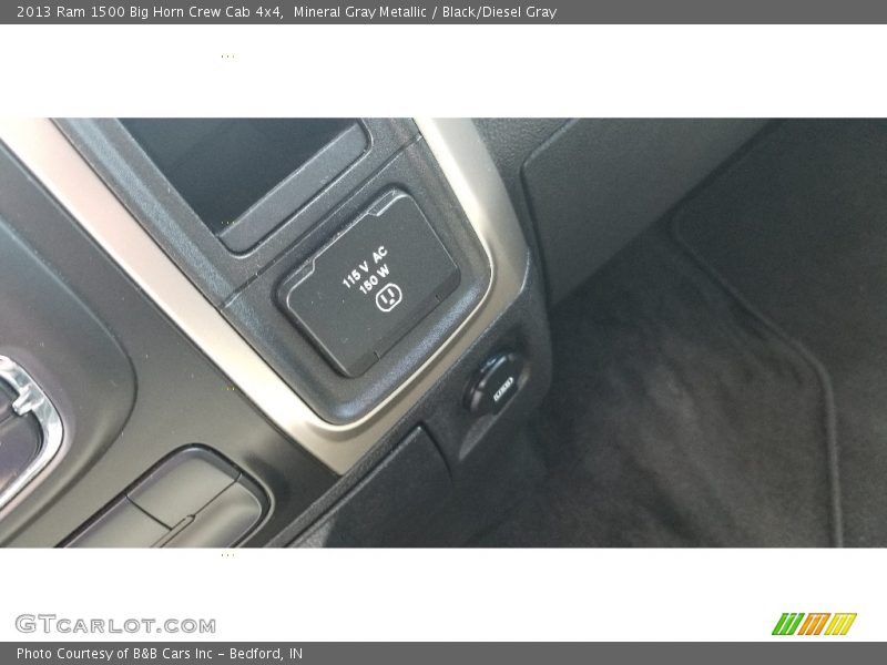 Mineral Gray Metallic / Black/Diesel Gray 2013 Ram 1500 Big Horn Crew Cab 4x4
