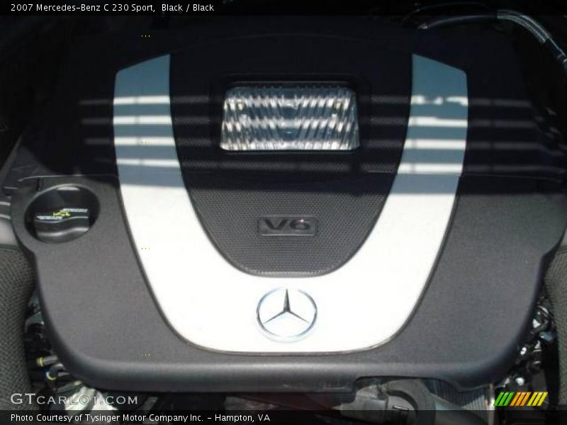 Black / Black 2007 Mercedes-Benz C 230 Sport
