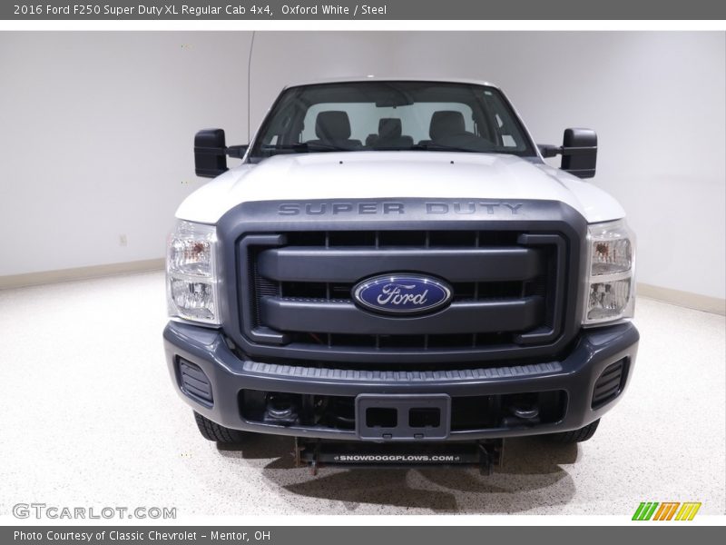 Oxford White / Steel 2016 Ford F250 Super Duty XL Regular Cab 4x4