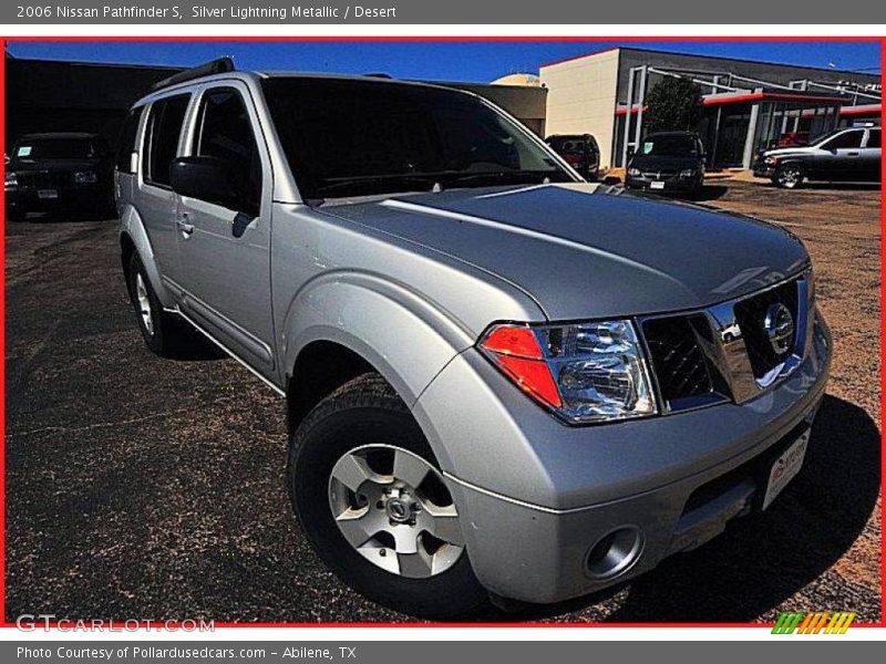 Silver Lightning Metallic / Desert 2006 Nissan Pathfinder S