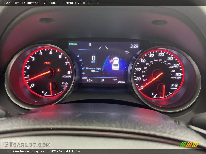  2021 Camry XSE XSE Gauges