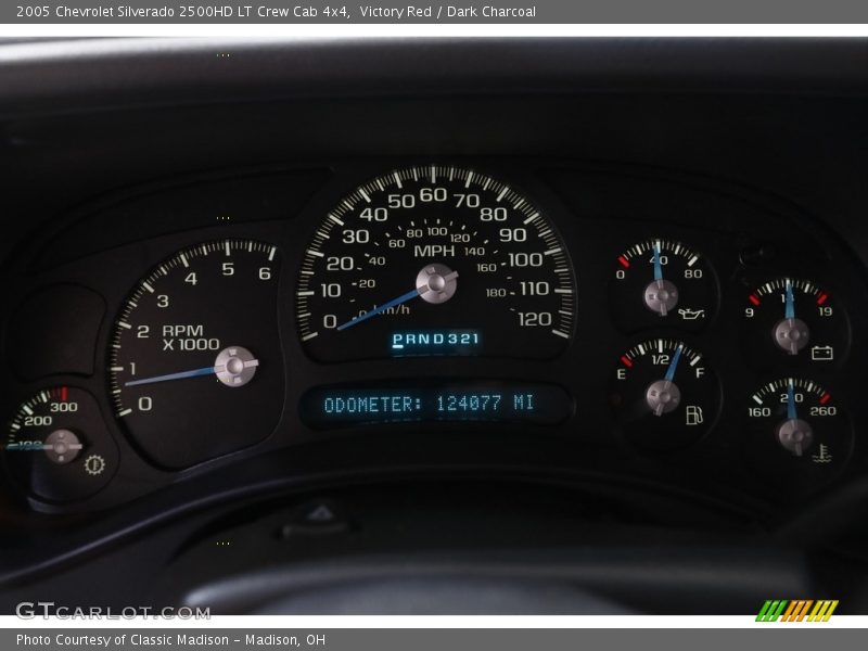 Victory Red / Dark Charcoal 2005 Chevrolet Silverado 2500HD LT Crew Cab 4x4
