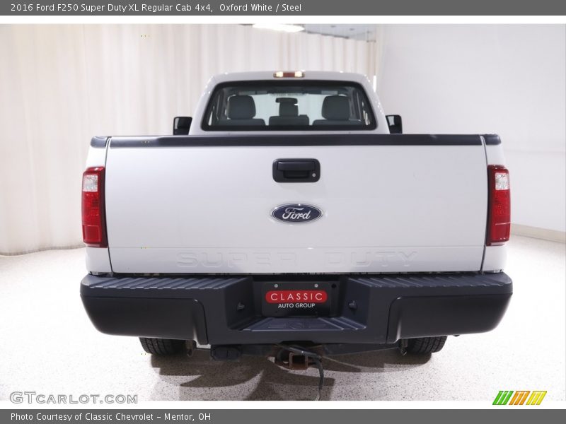 Oxford White / Steel 2016 Ford F250 Super Duty XL Regular Cab 4x4