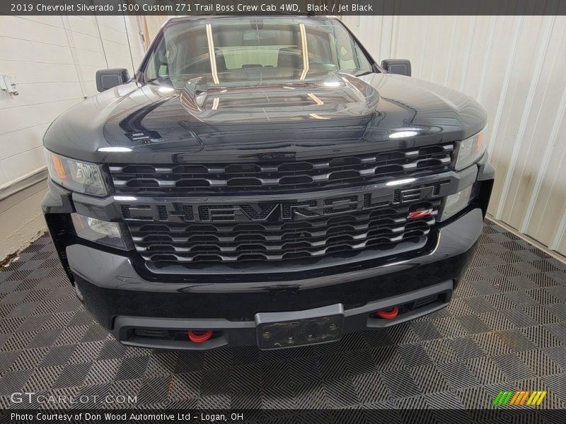 Black / Jet Black 2019 Chevrolet Silverado 1500 Custom Z71 Trail Boss Crew Cab 4WD