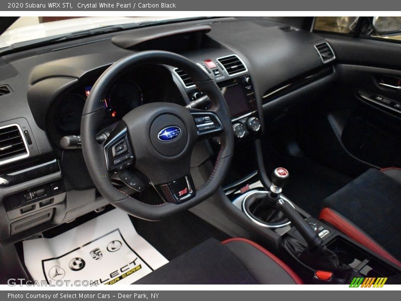  2020 WRX STI Carbon Black Interior