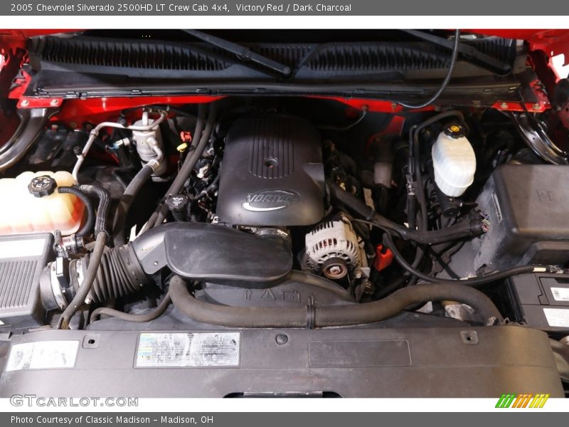 Victory Red / Dark Charcoal 2005 Chevrolet Silverado 2500HD LT Crew Cab 4x4