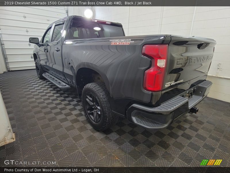 Black / Jet Black 2019 Chevrolet Silverado 1500 Custom Z71 Trail Boss Crew Cab 4WD