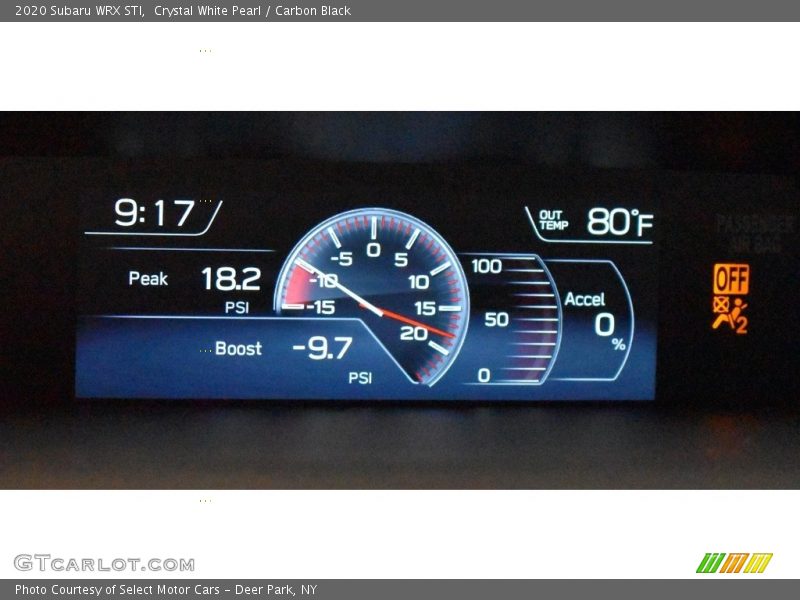  2020 WRX STI STI Gauges