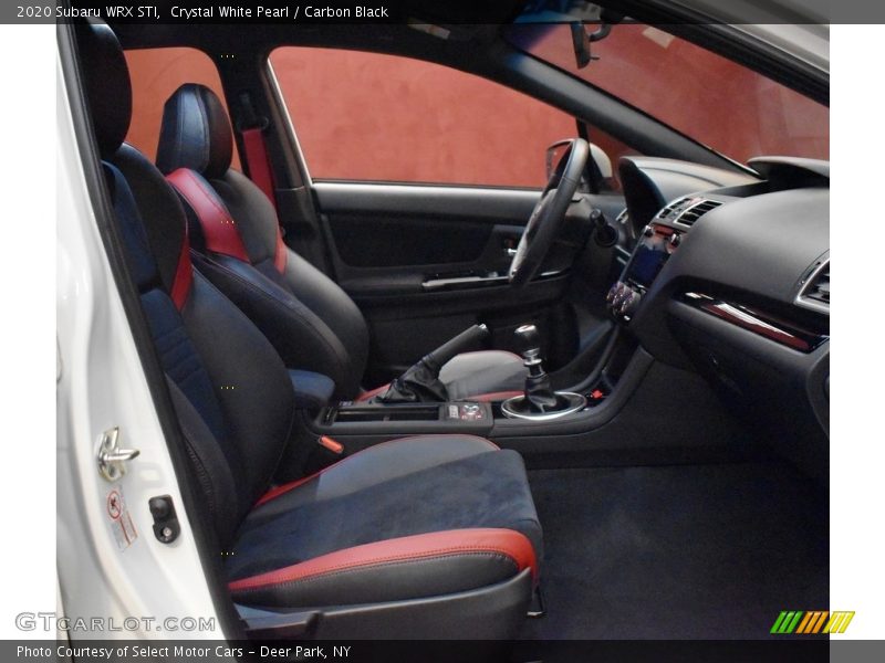 Crystal White Pearl / Carbon Black 2020 Subaru WRX STI