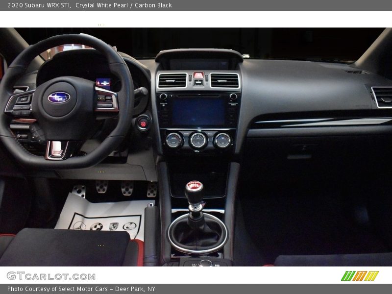 Dashboard of 2020 WRX STI