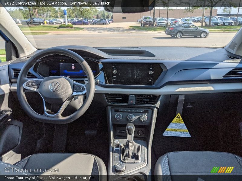 Cornflower Blue / Black 2022 Volkswagen Taos SE 4Motion