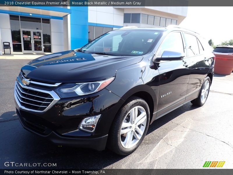 Mosaic Black Metallic / Medium Ash Gray 2018 Chevrolet Equinox Premier AWD