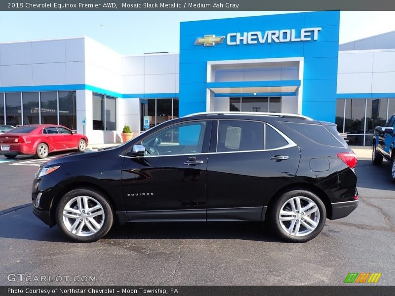 Mosaic Black Metallic / Medium Ash Gray 2018 Chevrolet Equinox Premier AWD