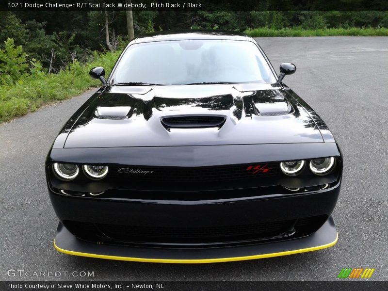 Pitch Black / Black 2021 Dodge Challenger R/T Scat Pack Widebody