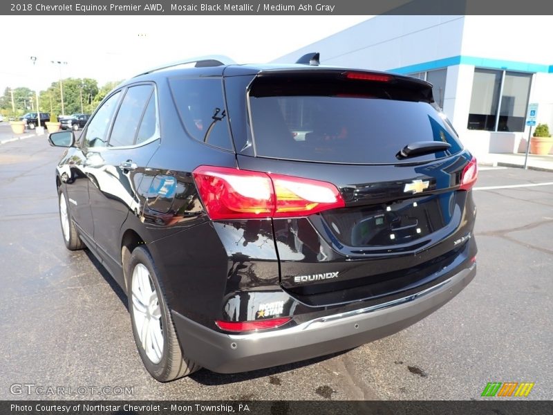 Mosaic Black Metallic / Medium Ash Gray 2018 Chevrolet Equinox Premier AWD
