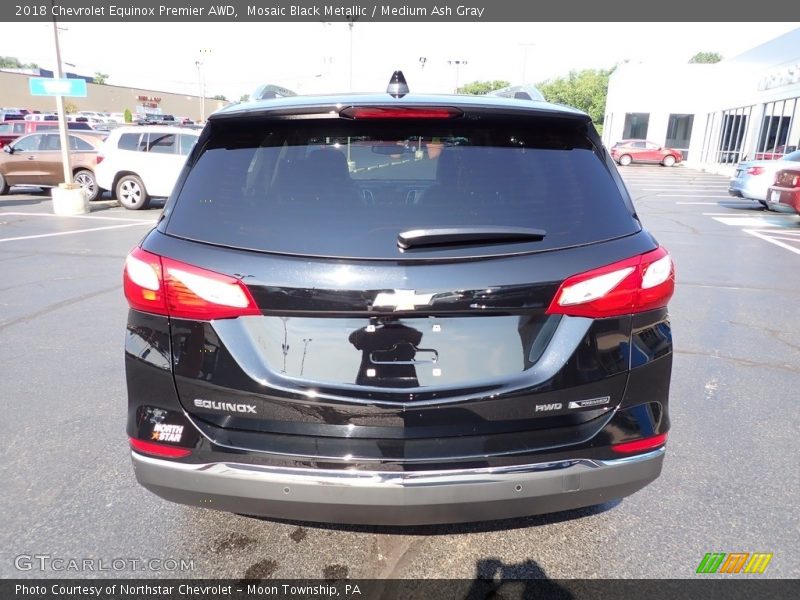 Mosaic Black Metallic / Medium Ash Gray 2018 Chevrolet Equinox Premier AWD