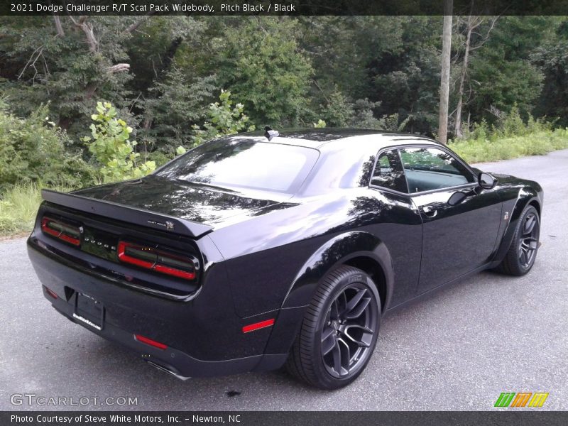 Pitch Black / Black 2021 Dodge Challenger R/T Scat Pack Widebody